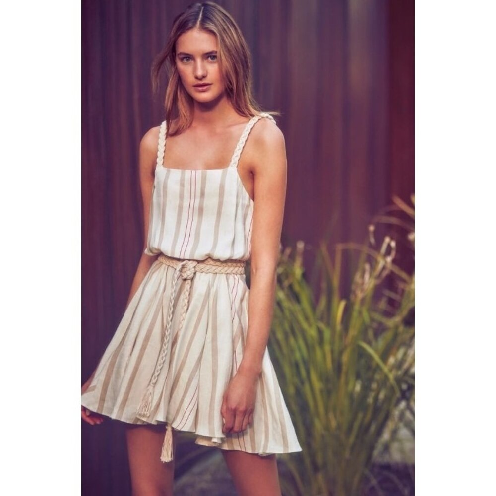 ✨ NEW Alexis Dimma Striped Linen Summer Dress size XL